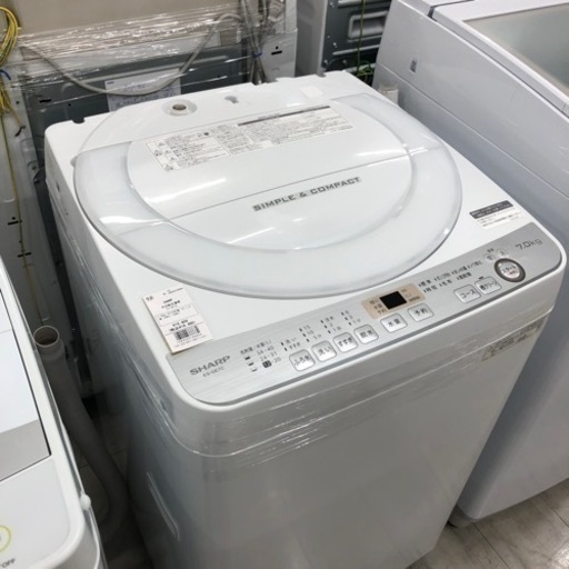 SHARP 全自動洗濯機　7.0kg 2019年製　「トレファク堺福田店