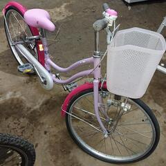 受付終了 程度並 ミヤタ製 女児用自転車 22インチ