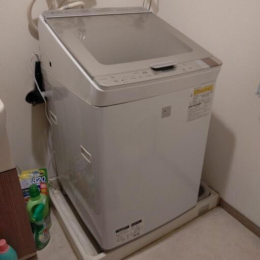 シャープ製洗濯機（乾燥付）と三菱製冷蔵庫セット