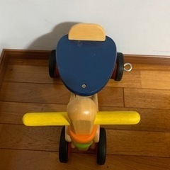 木製　幼児用三輪車