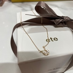 エテ K10YG ホースシュー パヴェ ネックレス ete エテ レイヤー ホースシュー パヴェ ネックレス K10YG