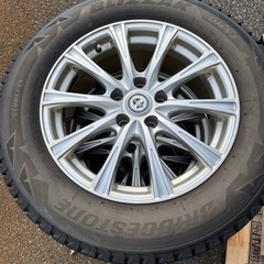 Weds Joker 17インチアルミホイール　ブリヂストンスタッドレスタイヤ4本セット