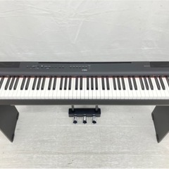 YAMAHA 電子ピアノ P-125B 2019年製。純正スタンド、ペダル付き、椅子付き