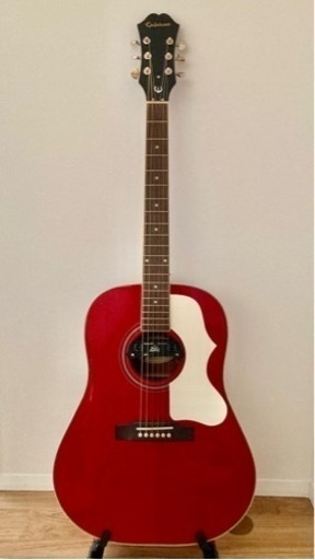 美品！ ギター エピフォン 1963J-45/CH  ワインレッド