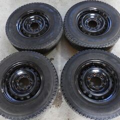 在庫全処分セール※【TH-050】ホイール+ヨコハマタイヤセット☆195/80R15☆