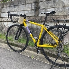 ロードバイク クロモリフレームカーボンフォーク ディスク