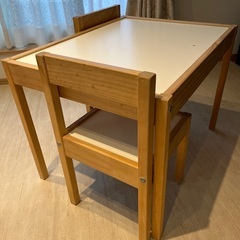 IKEA テーブル　椅子　セット