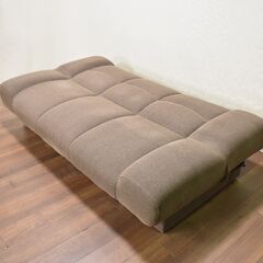 3/9受渡終了】≪zyt1136ジ≫ 不二貿易 ソファベッド 3人掛け