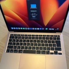 超美品　MacBook Air 2020 M1 ゴールド