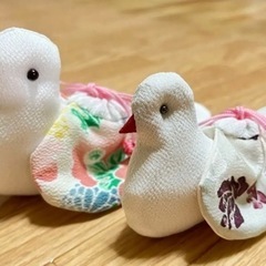 ハンドメイド にわとり 鶏 二つセット