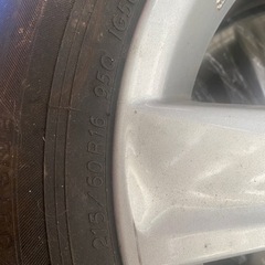 値下215/60r16トヨタ純正タイヤホイール4本セッド