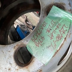 225/80r17.5スタッドレスホイール付き中古1本2021年