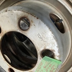 225/80r17.5スタッドレスホイール付き中古1本2021年