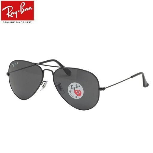 Ray-Banレイバン 偏光レンズ アビエーターラージメタル