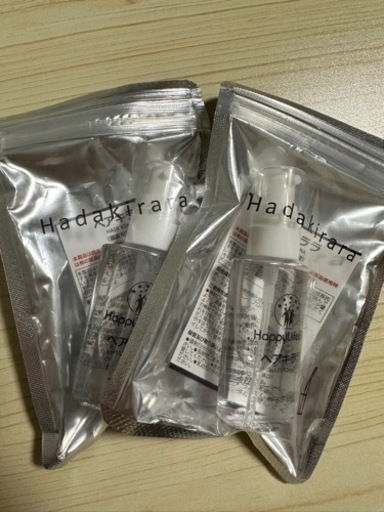ハダキララ･ヘアキララ　頭皮用美容液×2点　バラ可