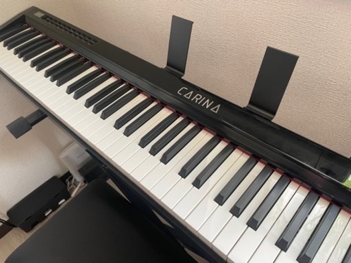 カリーナ電子ピアノピアノ台と椅子付 (yuki) 蒲生四丁目の鍵盤楽器