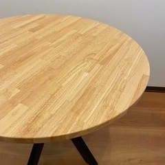 10/6まで出品】kanademono ダイニングテーブル ラウンドテーブル 円形