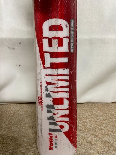 北見市発】フォルクル VOLKL UNLIMITED AC カービングスキー板 赤