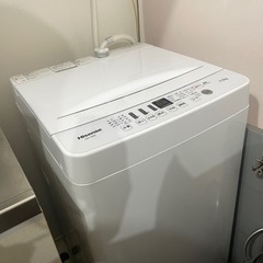 【ネット決済】Hisense 洗濯機5.5kg　2020年製　(...