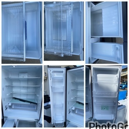 超お薦め品‼️YAMADA長期保証あり‼️パナソニック ガラストップ冷凍冷蔵庫6ドア 550Lフレンチドア 2021年