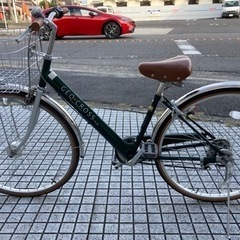 【27インチ自転車】美品❗️6段変速　LEDオートライト付　使用少ない❗️鍵新品❗️スペアキーあり　若林自転車　膳所店　SALE中❗️