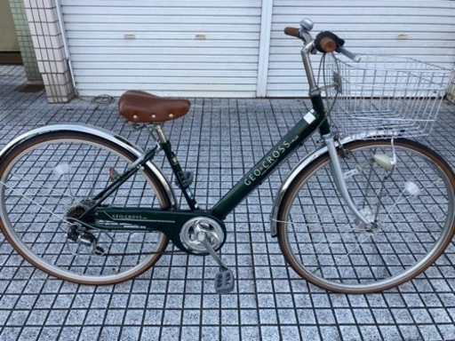 【27インチ自転車】美品❗️6段変速　LEDオートライト付　使用少ない❗️鍵新品❗️スペアキーあり　若林自転車　膳所店　SALE中❗️