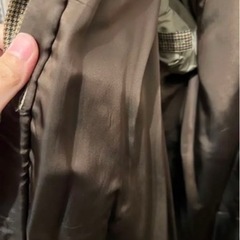 スティーブンアラン　チェック　コート  3WY BAL COLLAR COAT