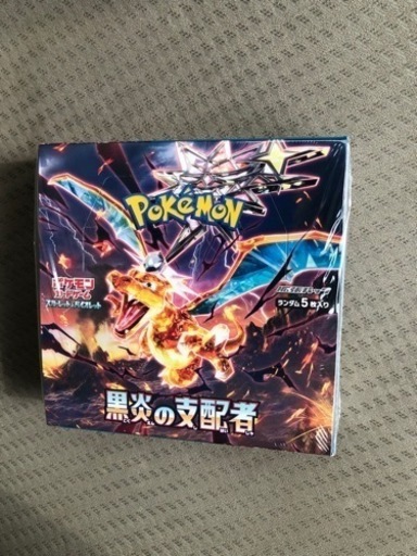 ポケモンカードゲーム レイジングサーフ2箱 黒炎の支配者 1箱 ポケモン