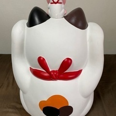 薬師窯(yakushigama) 錦彩七福神招き猫(20号) 高さ60 cm