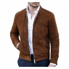 スエードレザー2つボタンジャケット Suede Leather 2 Button Blazer/Jacket