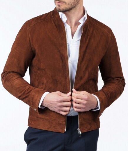 スエードレザー2つボタンジャケット Suede Leather 2 Button Blazer/Jacket18990