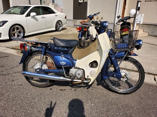 新潟市発 プレスカブ C50 新聞配達仕様 グリップヒーター