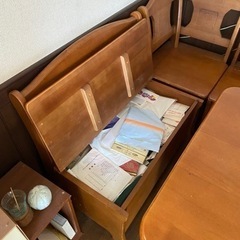 収納付きダイニングテーブルセット