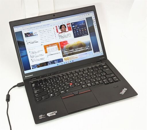 送料無料 高速SSD 14インチ ノートパソコン Lenovo X1 Carbon 中古良品 第3世代Core i7 メモリ8GB 無線 Bluetooth カメラ Windows11 Office