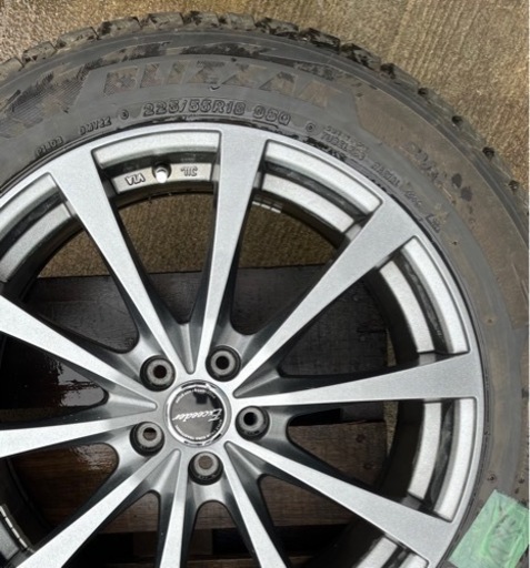 お話中】フォレスター着用 225/55r18 スタッドレス ホイールセット4本