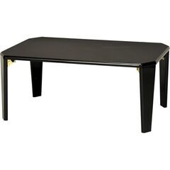 【10/12まで】折り畳みテーブル　黒　90×60×32cm
