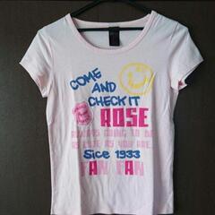 【ROSE FAN FAN】 ロゴ プリント Tシャツ
