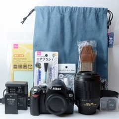 ☆Nikon D60☆初心者向け○望遠レンズ○スマホ転送○S数少