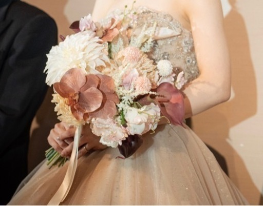 ウェディング　ブーケ　ブートニア　造花　ブライダル　結婚式　小物　花束