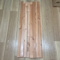 木材　【8本セット】4.5×4.5×約100cm 端材