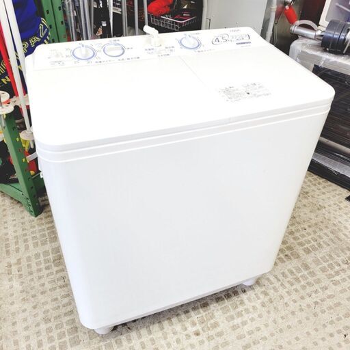アクア/AQUA 二層式洗濯機 AQW-N451 2018年製 4.5キロ