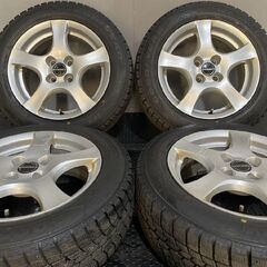 【GOODYEAR ICENAVI6 175/65R15】スタッドレス【BORBET 15インチ 6J4HPCD100+35】20年製 バリ溝 ミニ等　(MTK414)