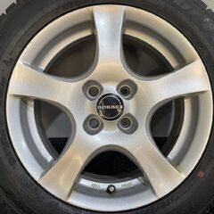 【GOODYEAR ICENAVI6 175/65R15】スタッドレス【BORBET 15インチ 6J4HPCD100+35】20年製 バリ溝 ミニ等　(MTK414)