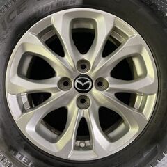 【PIRELLI ICE ZERO R 185/65R15】スタッドレス【MAZDA DJ系 デミオ 純正ホイール 15インチ 5.5J4HPCD100+40】19年製 バリ溝　(MTF439)