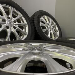 【DUNLOP WINTER MAXX WM02 195/65R15】スタッドレス【Weds JOKER ウェッズ 15インチ 6J5HPCD114.3+53】バリ溝 ヴォクシー ノア等 (MTF440) DUNLOP WINTER MAXX WM02 195/65R15】スタッドレス【Weds JOKER