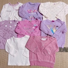 【ネット決済】女の子80.90サイズ秋冬服 29着＋靴下3足 まとめて