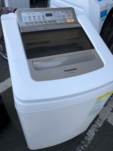 福岡市内配送設置無料　パナソニック Panasonic NA-FW80S2-N [洗濯乾燥機（8.0kg） 即効泡洗浄 エコナビ ナノイー シャンパン]