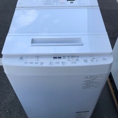 福岡市内配送設置無料 2019年 東芝 TOSHIBA AW-10SD7(W) [全自動洗濯