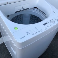 福岡市内配送設置無料 2019年 東芝 TOSHIBA AW-10SD7(W) [全自動洗濯