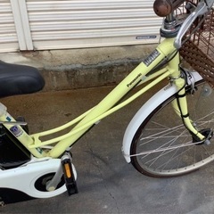 Panasonic 最新機種viviDX 電動アシスト 26インチ イエロー